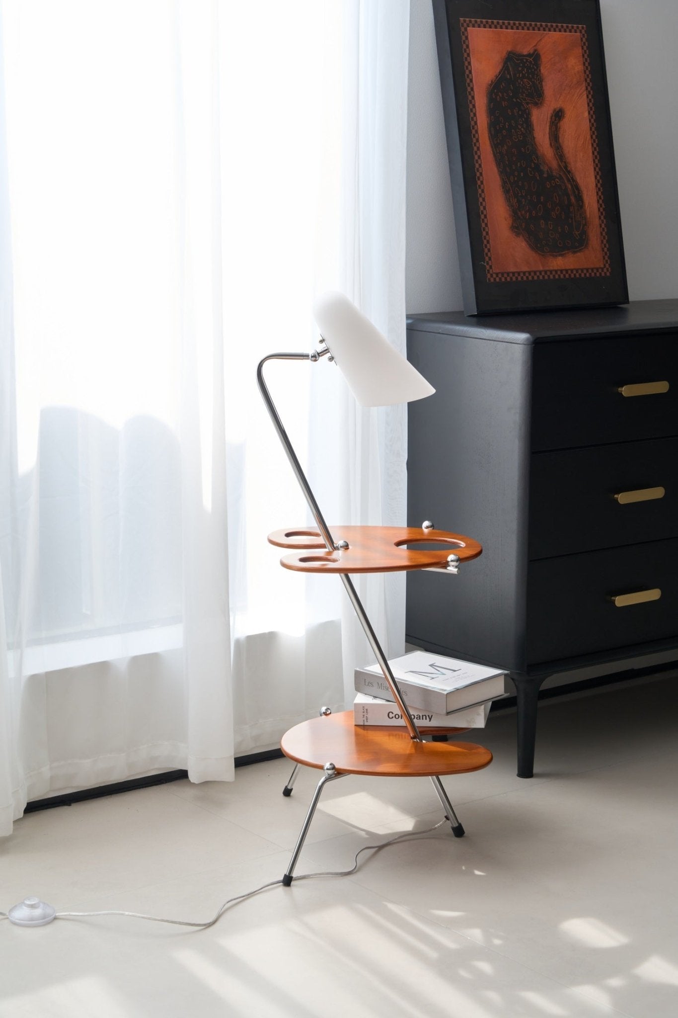 Vaughn Modern Wood Floor Lamp