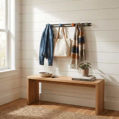 Pallini Ceramic Knob Wall Coat Rack