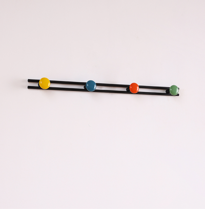 Pallini Ceramic Knob Wall Coat Rack