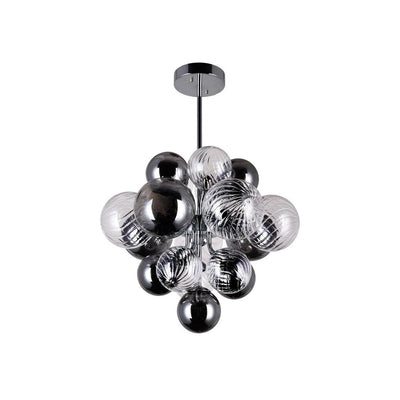 Eirorira Chandelier Pallocino Chrome Glass Ball