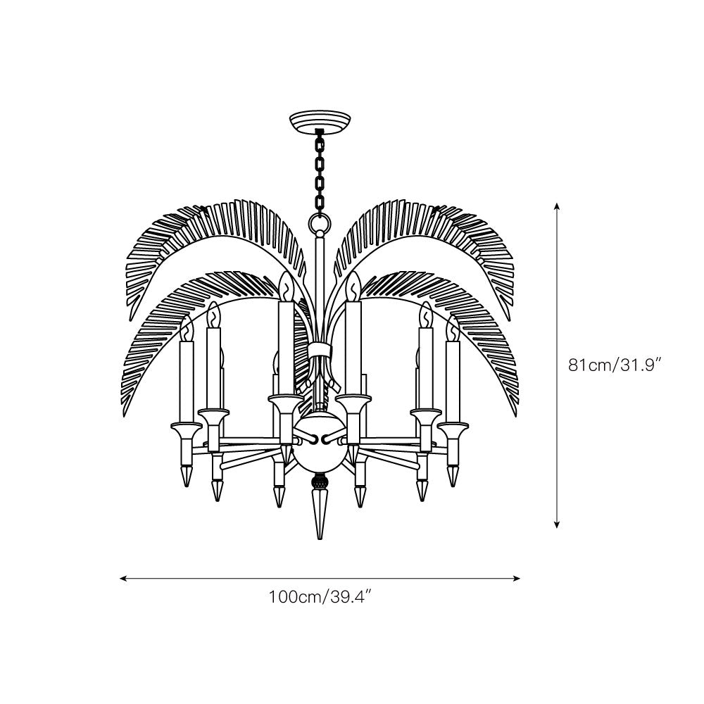 Italis Frond Chandelier