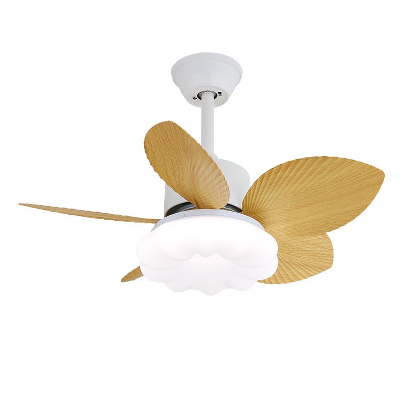 Alduena Tropical Wood Ceiling Fan Light