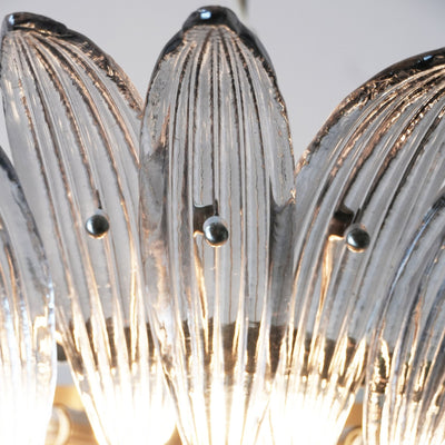 Eirivelle Chandelier Murano Glass Palm Leaf Tiered