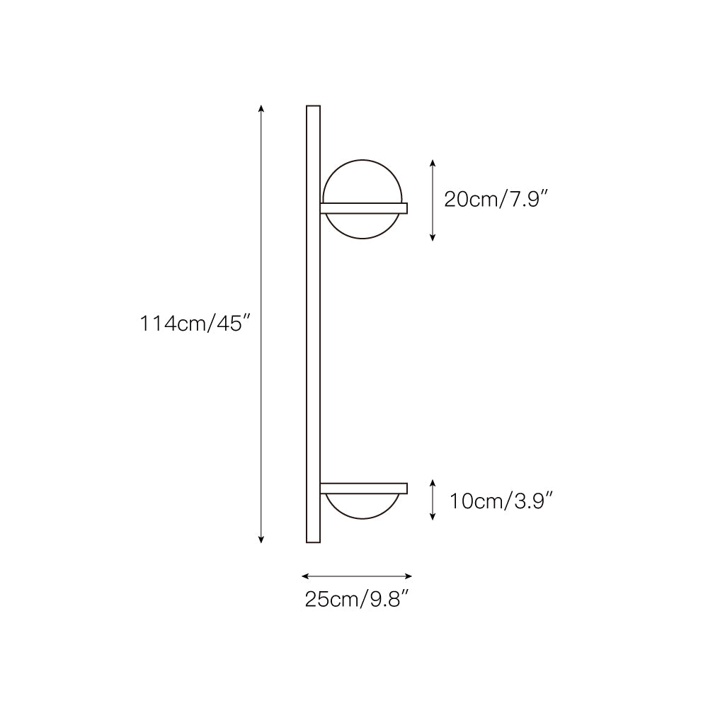 Olthaarae Plastic Wall Lamp