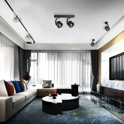 Focus Sleek Aluminum Ceiling Light