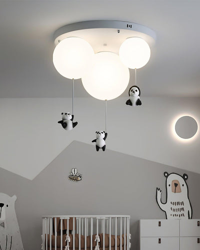 Yrath Elegance Panda Glass Ceiling Lamp