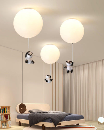 Yrath Elegance Panda Glass Ceiling Lamp