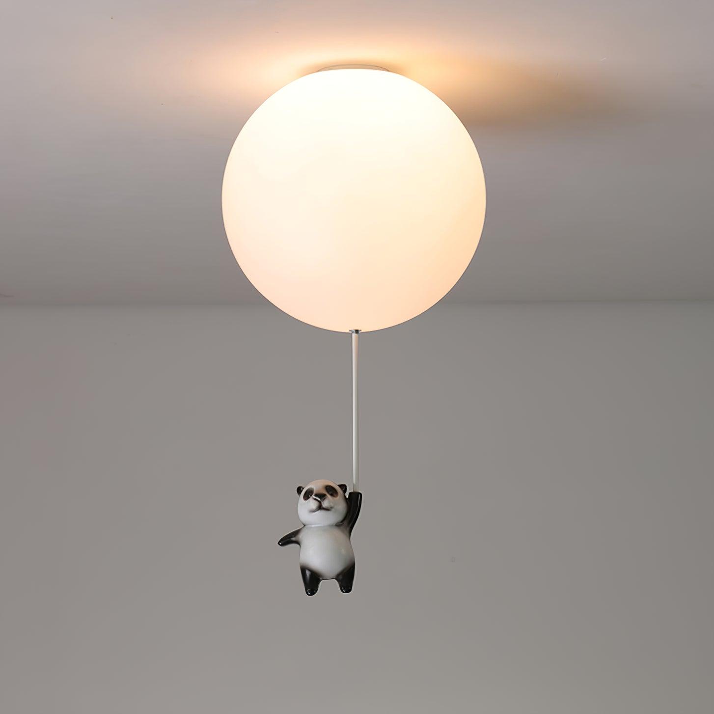 Yrath Elegance Panda Glass Ceiling Lamp