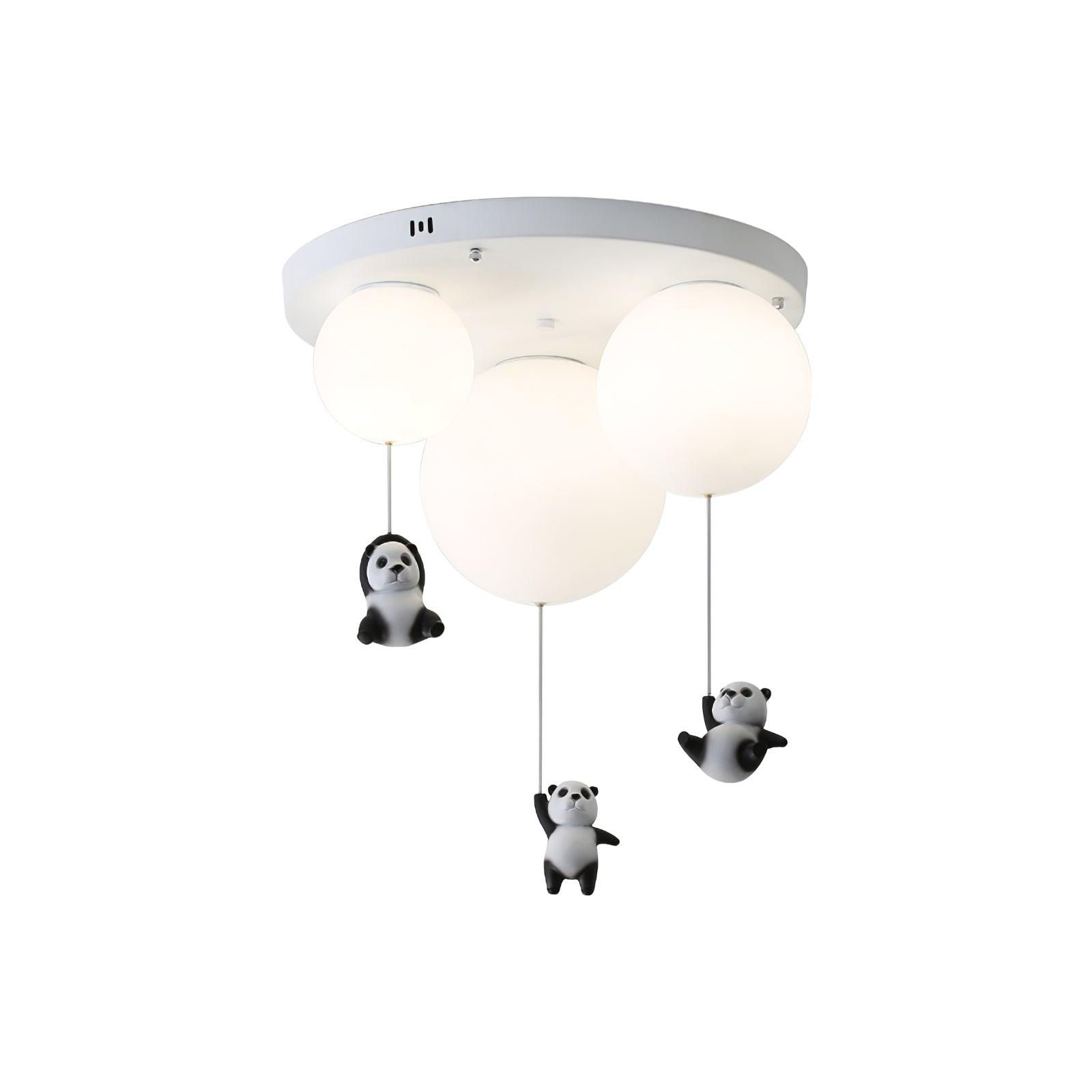 Yrath Elegance Panda Glass Ceiling Lamp