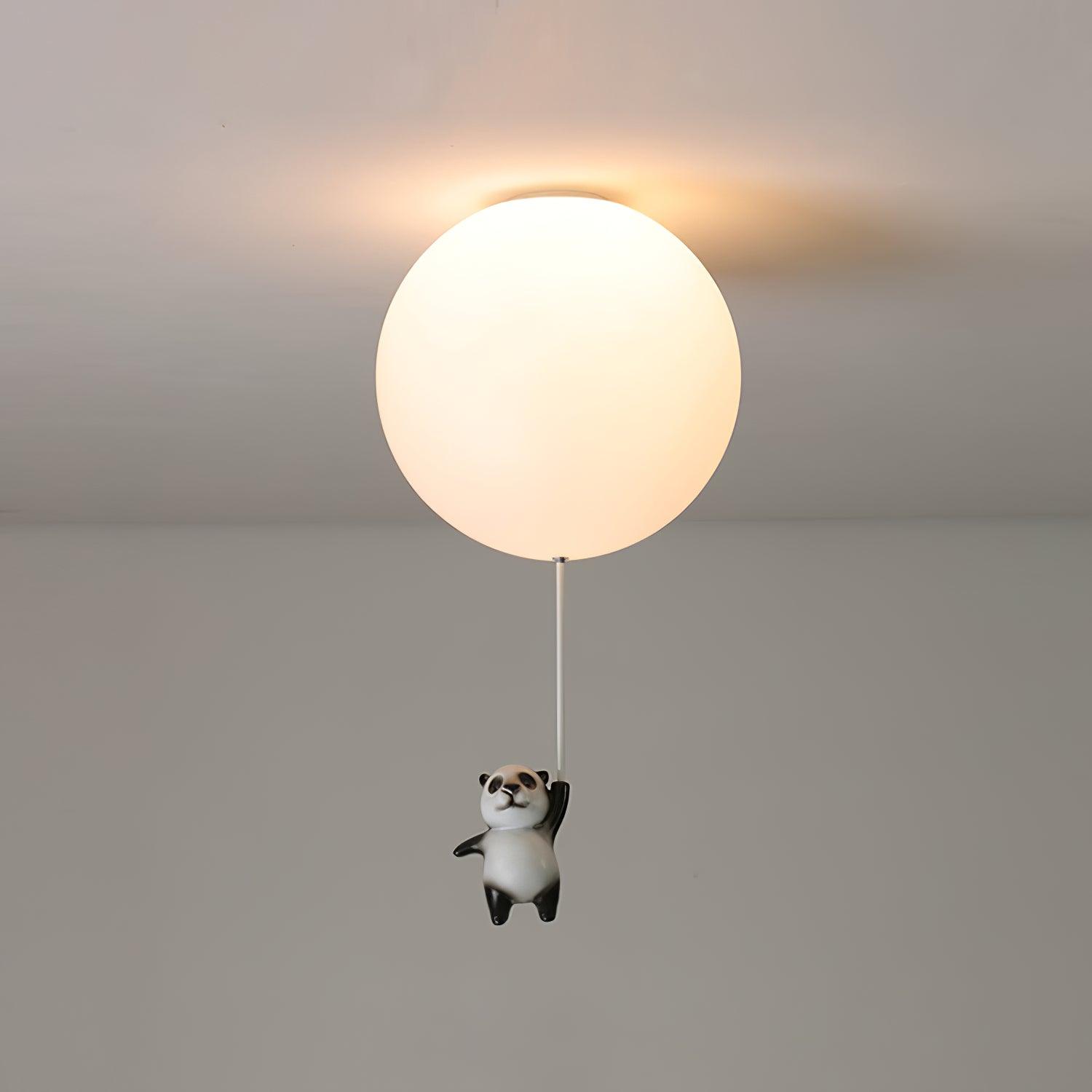 Yrath Elegance Panda Glass Ceiling Lamp