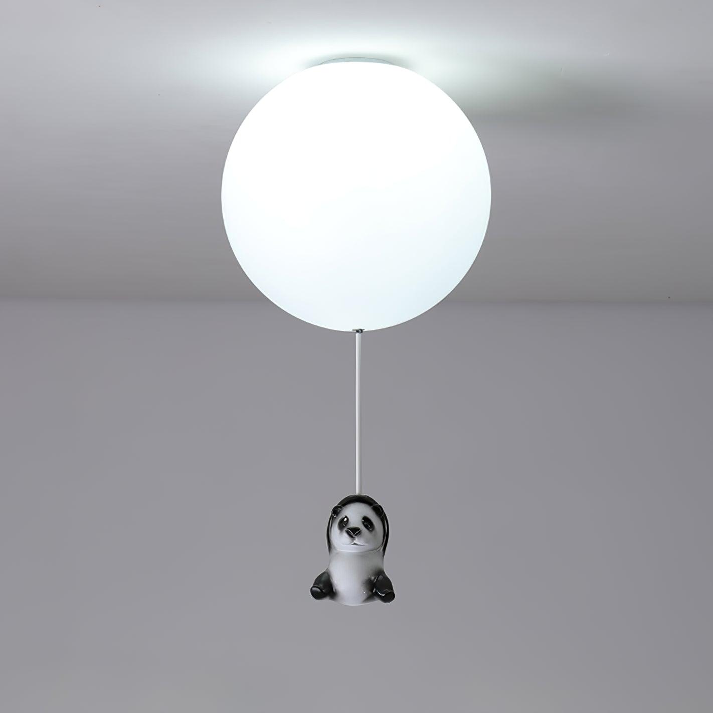 Yrath Elegance Panda Glass Ceiling Lamp