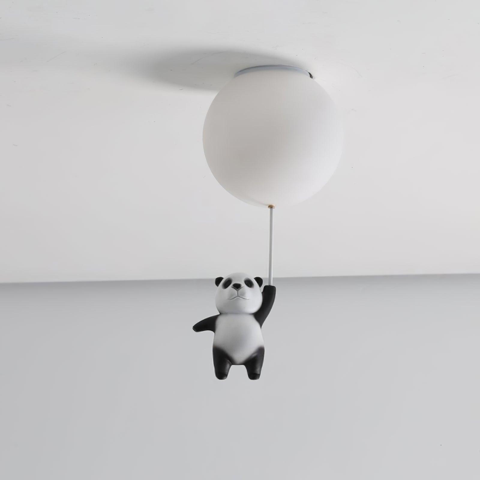 Yrath Elegance Panda Glass Ceiling Lamp