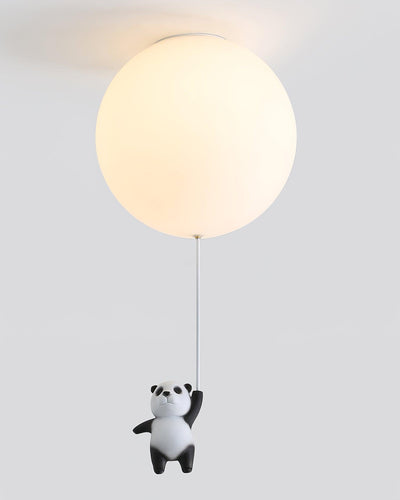 Yrath Elegance Panda Glass Ceiling Lamp