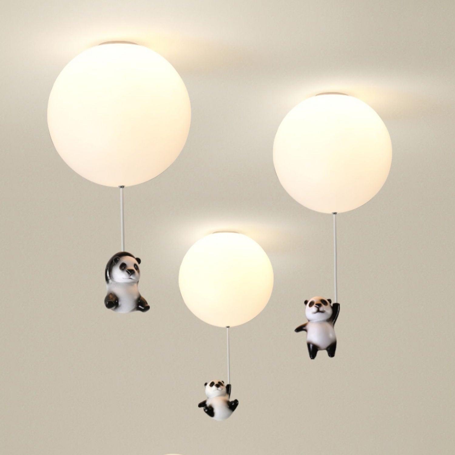 Yrath Elegance Panda Glass Ceiling Lamp