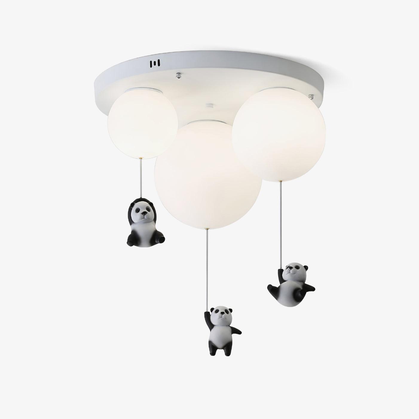 Yrath Elegance Panda Glass Ceiling Lamp