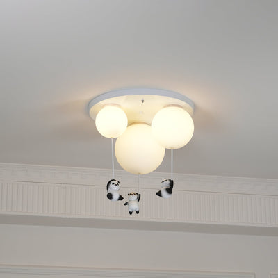 Yrath Elegance Panda Glass Ceiling Lamp