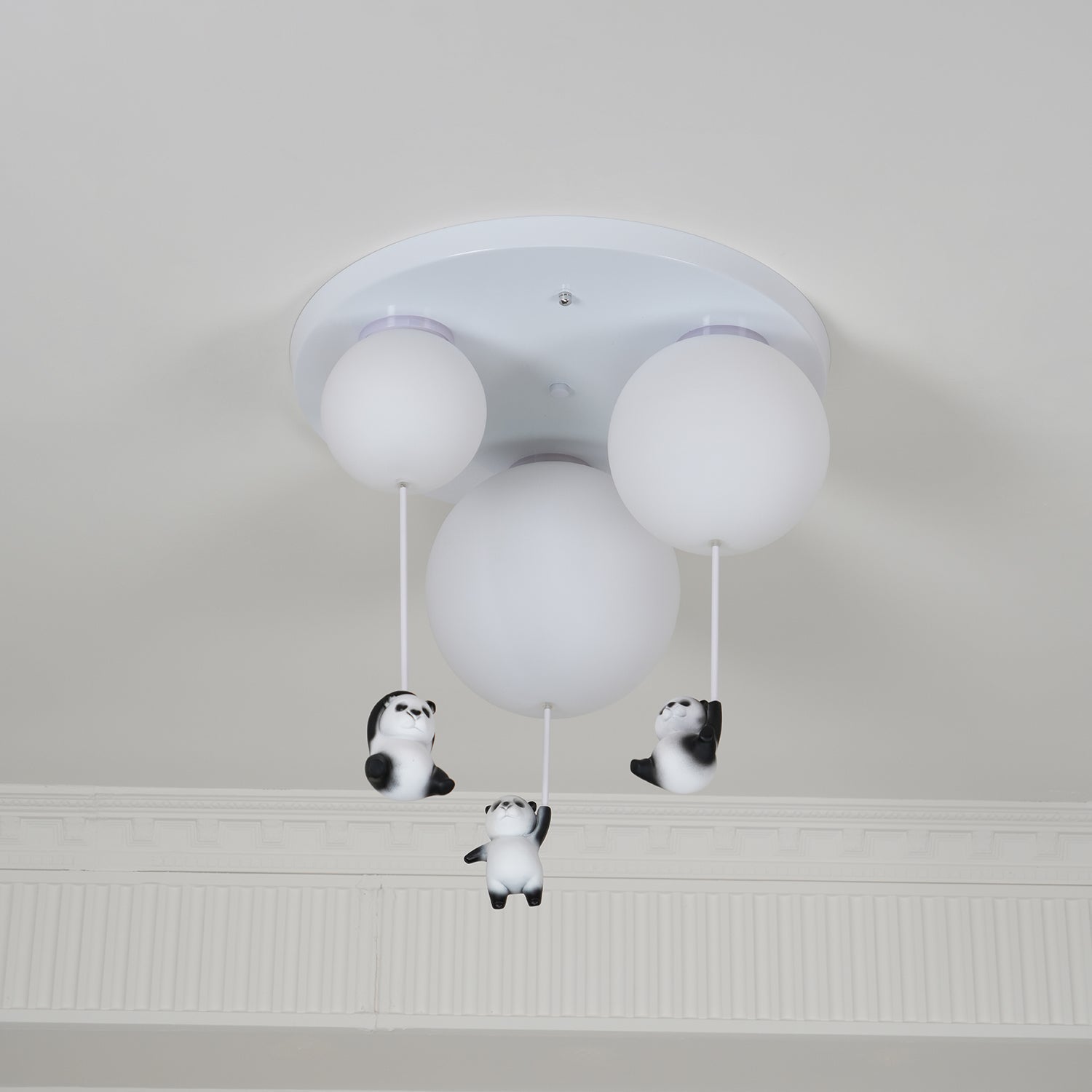 Yrath Elegance Panda Glass Ceiling Lamp