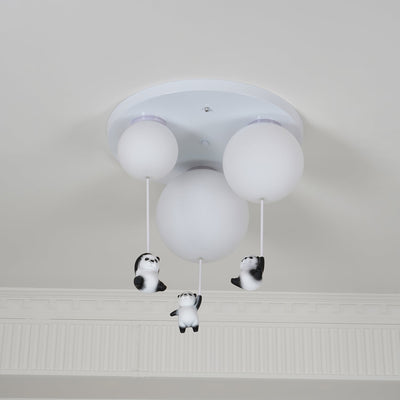 Yrath Elegance Panda Glass Ceiling Lamp
