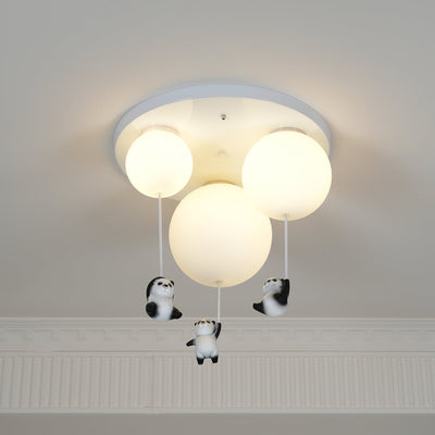 Yrath Elegance Panda Glass Ceiling Lamp
