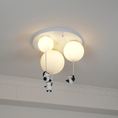 Yrath Elegance Panda Glass Ceiling Lamp