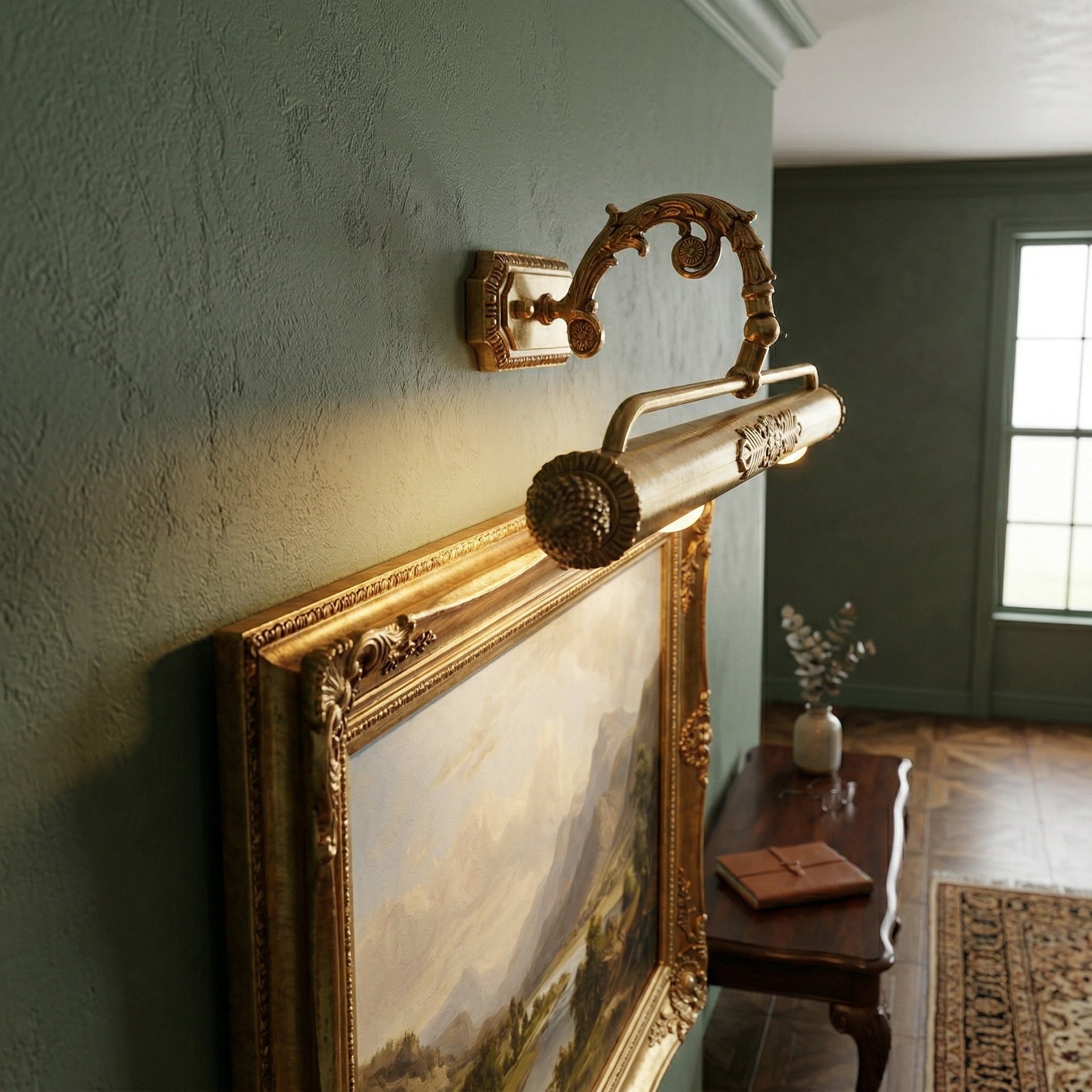 Norbrook Brass Indoor Wall Light