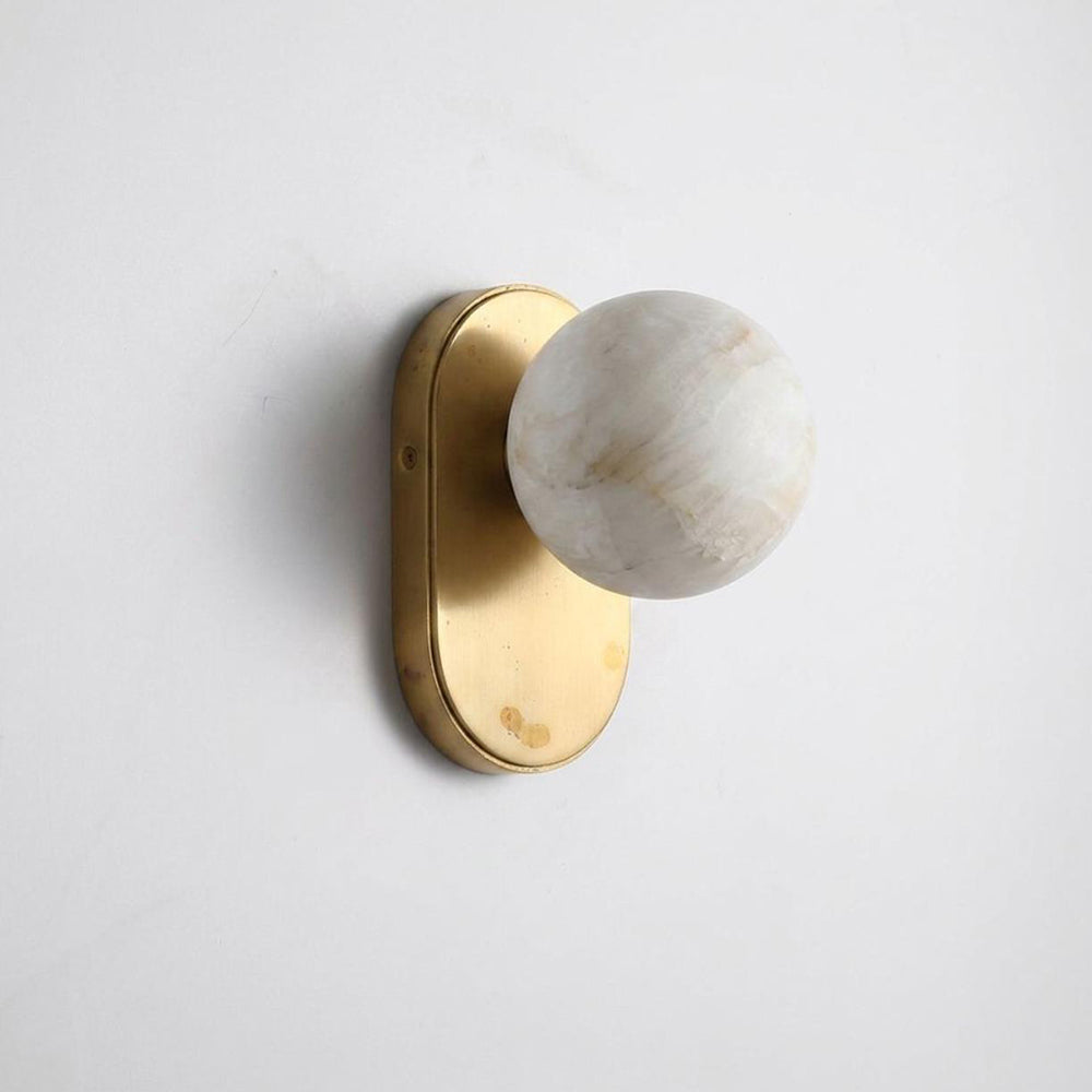 Hensford Orb Alabaster Wall Sconce