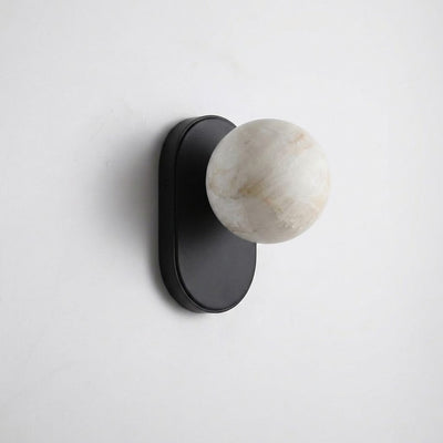 Hensford Orb Alabaster Wall Sconce
