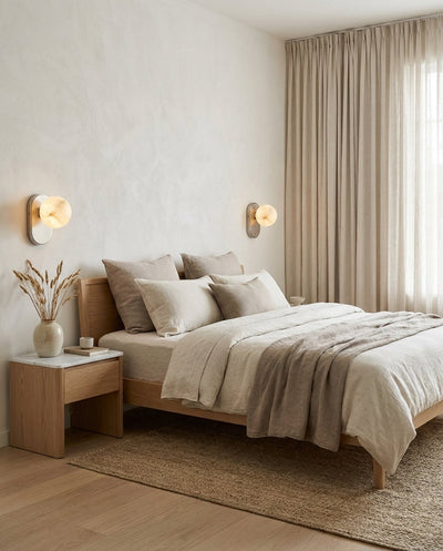 Hensford Orb Alabaster Wall Sconce