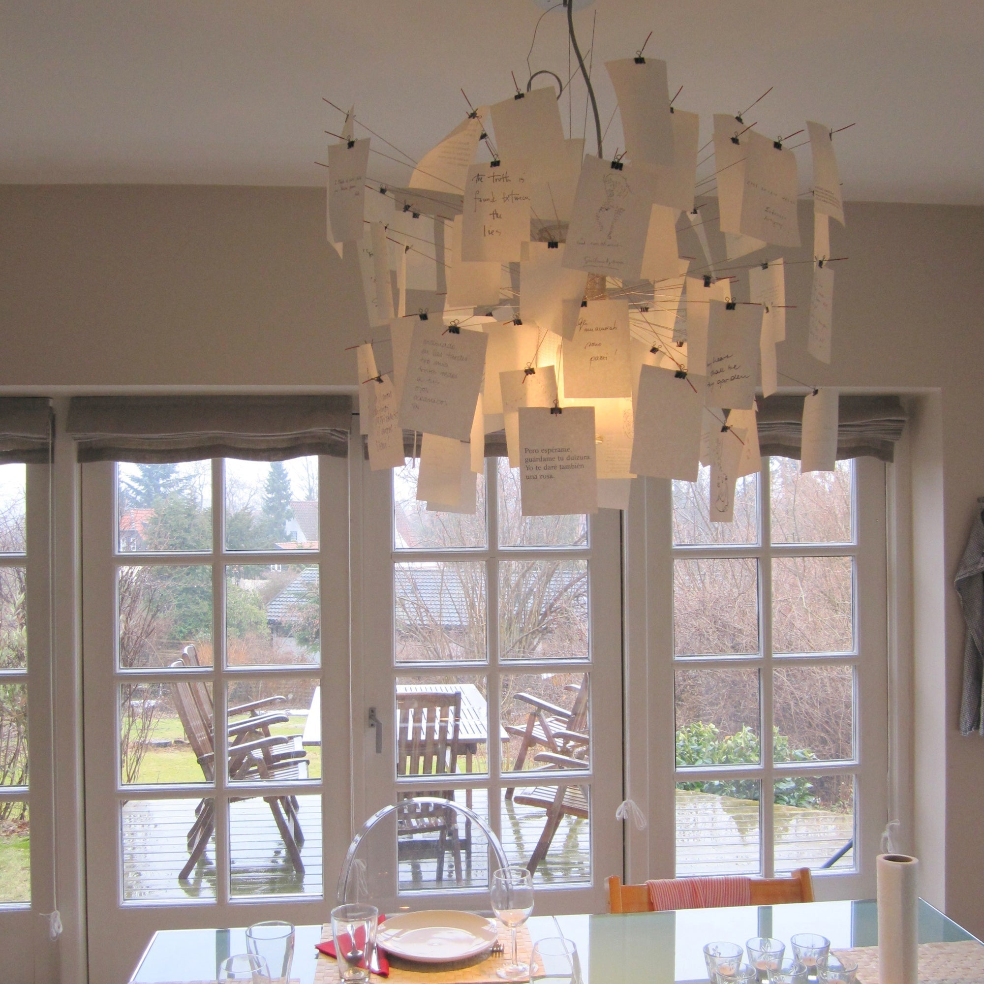 Luninena Paper Chandelier