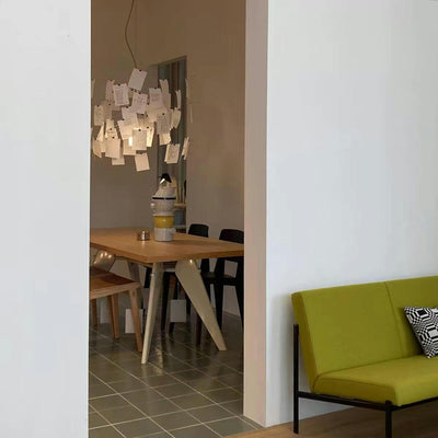 Lunerira Chandelier Paper Customizable Creative
