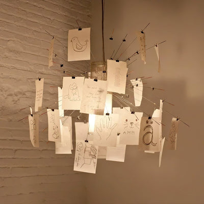 Lunerira Chandelier Paper Customizable Creative