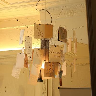 Lunerira Chandelier Paper Customizable Creative