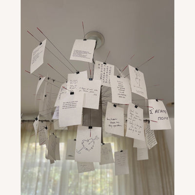 Lunerira Chandelier Paper Customizable Creative