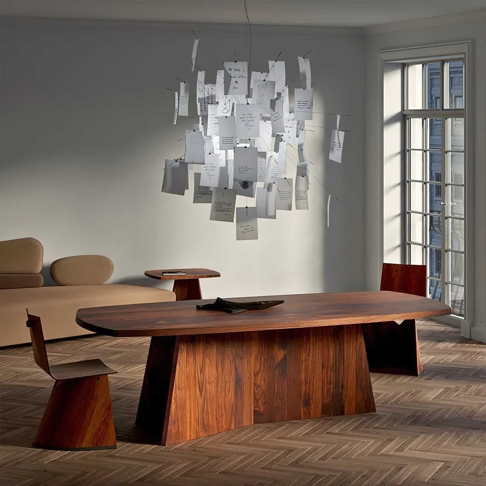 Lunerira Chandelier Paper Customizable Creative