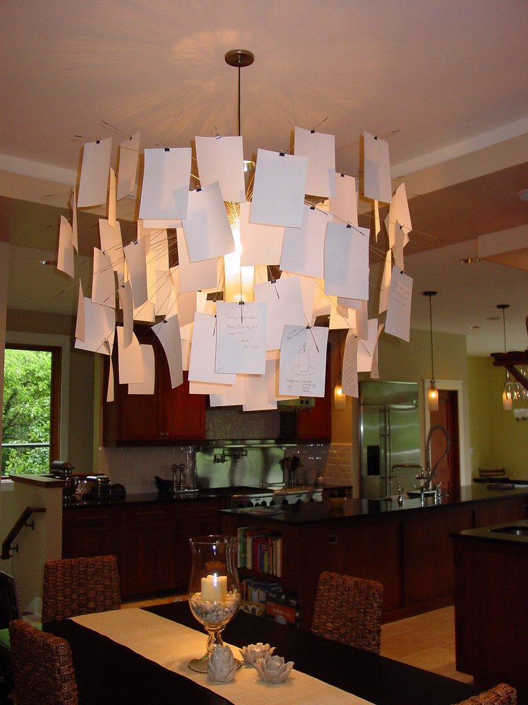 Lunerira Chandelier Paper Customizable Creative