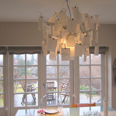 Lunerira Chandelier Paper Customizable Creative