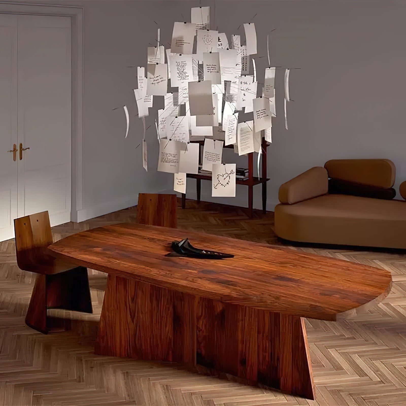 Lunerira Chandelier Paper Customizable Creative