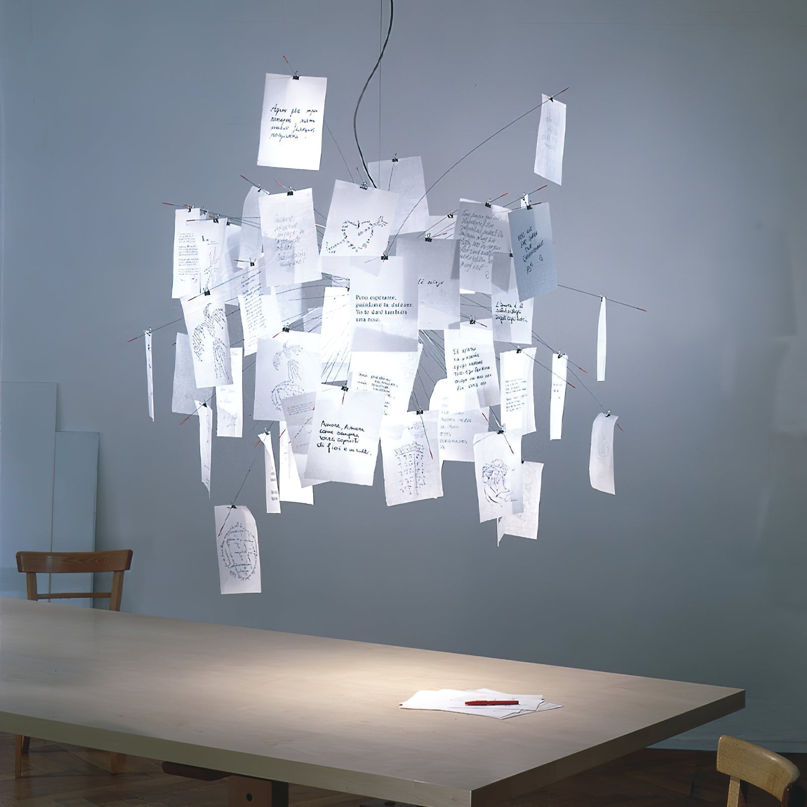 Lunerira Chandelier Paper Customizable Creative