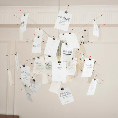 Lunerira Chandelier Paper Customizable Creative