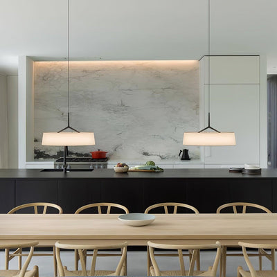 Linisine Cylindrical Fabric Pendant Light