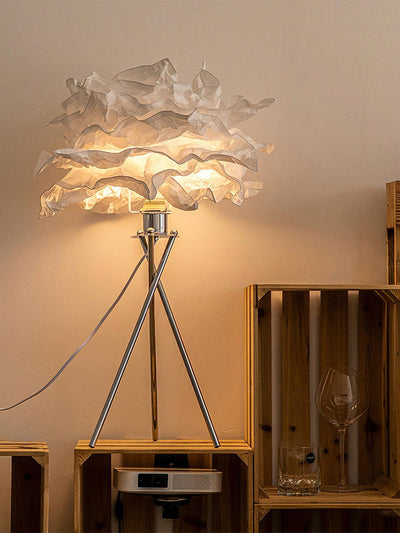 peony Modern Paper Table Lamp - Neutral Decor