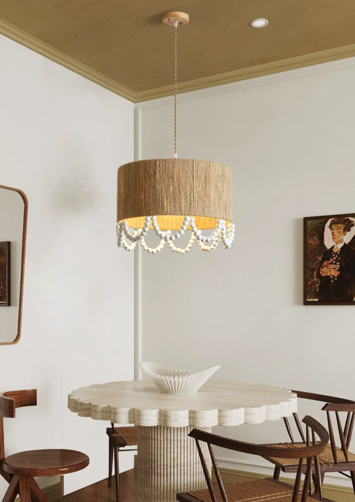 Osberhurst Hemp Rope Pendant Lamp