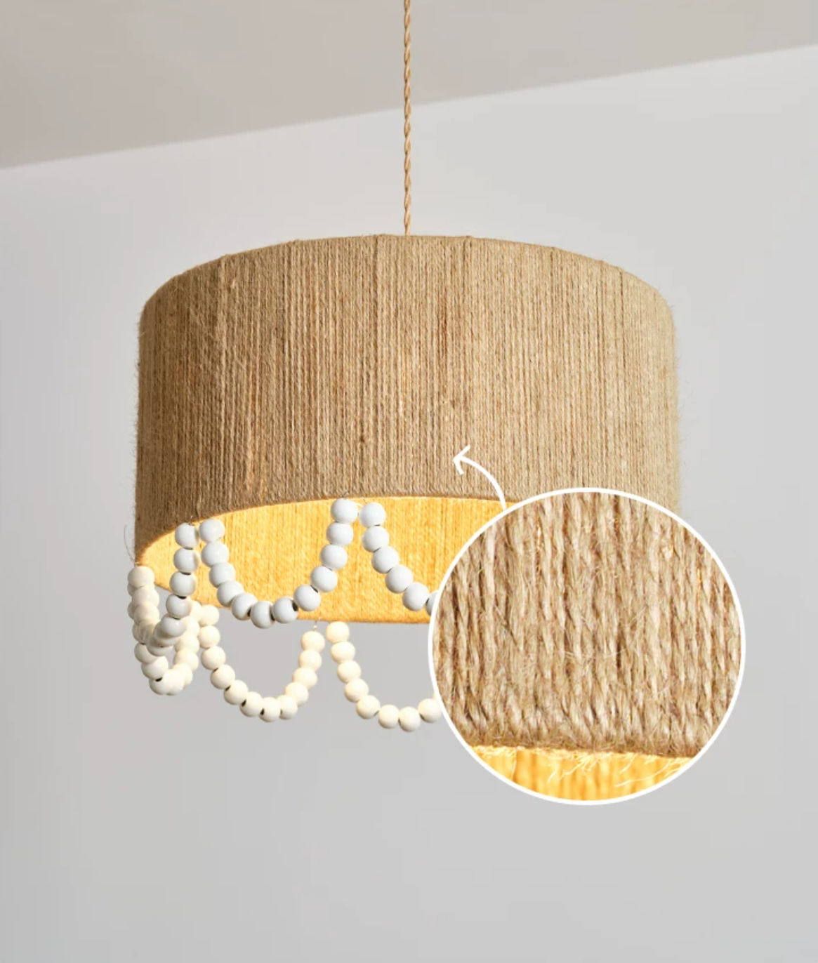Osberhurst Hemp Rope Pendant Lamp