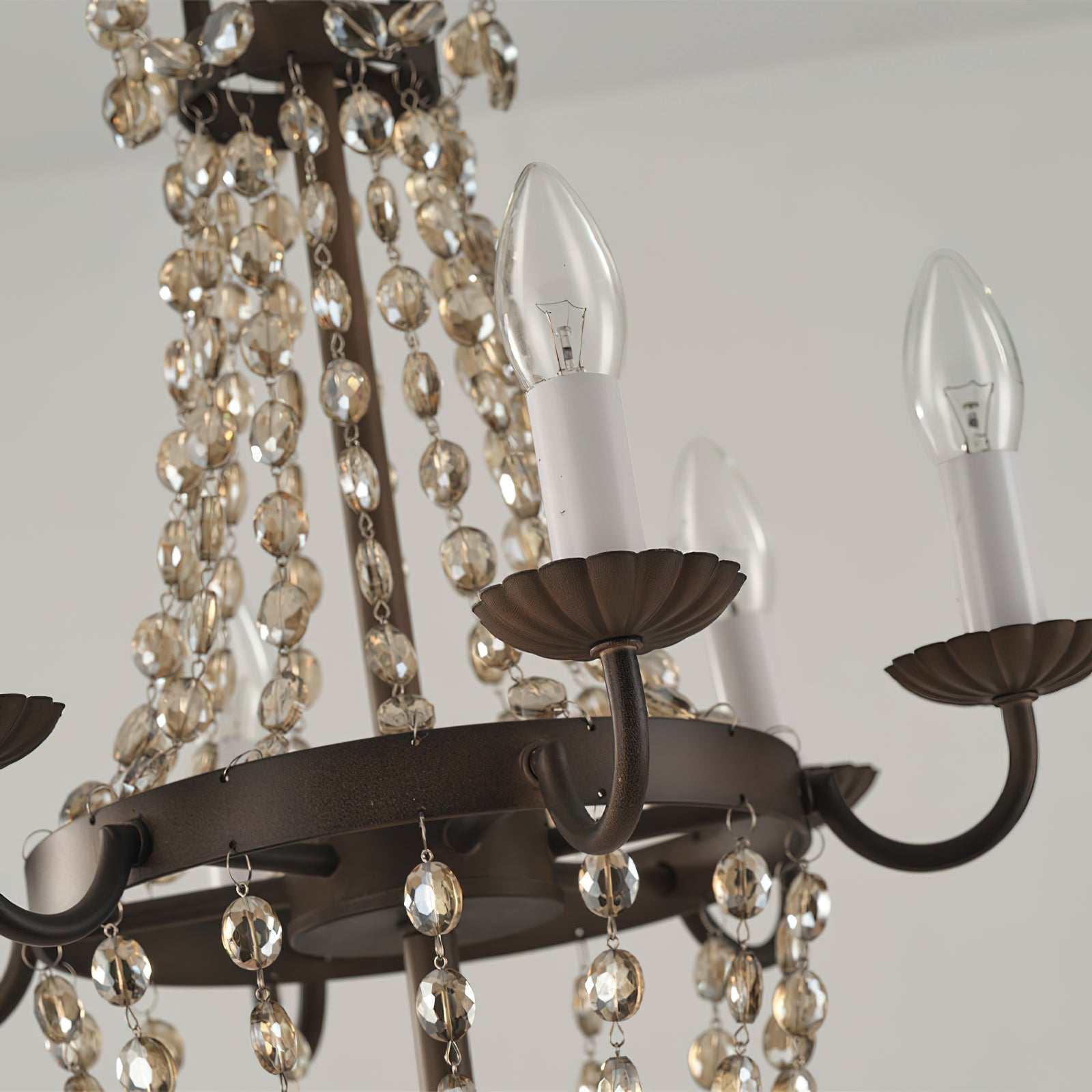 Luxinine Vintage Flea Market Crystal Chandelier