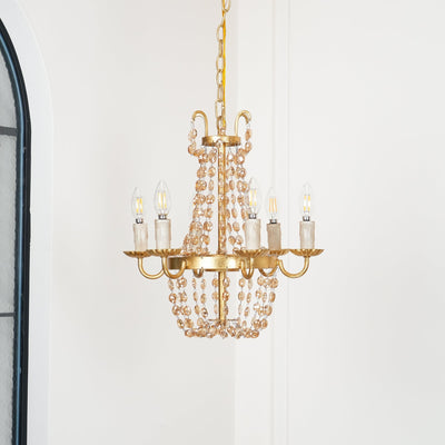 Luxinine Vintage Flea Market Crystal Chandelier