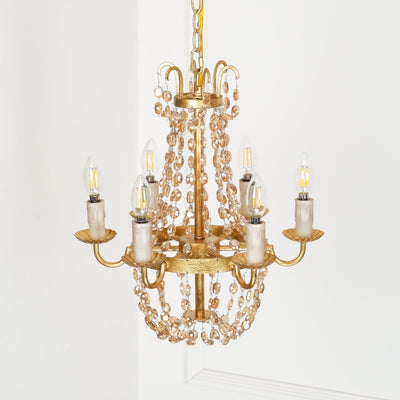Luxinine Vintage Flea Market Crystal Chandelier