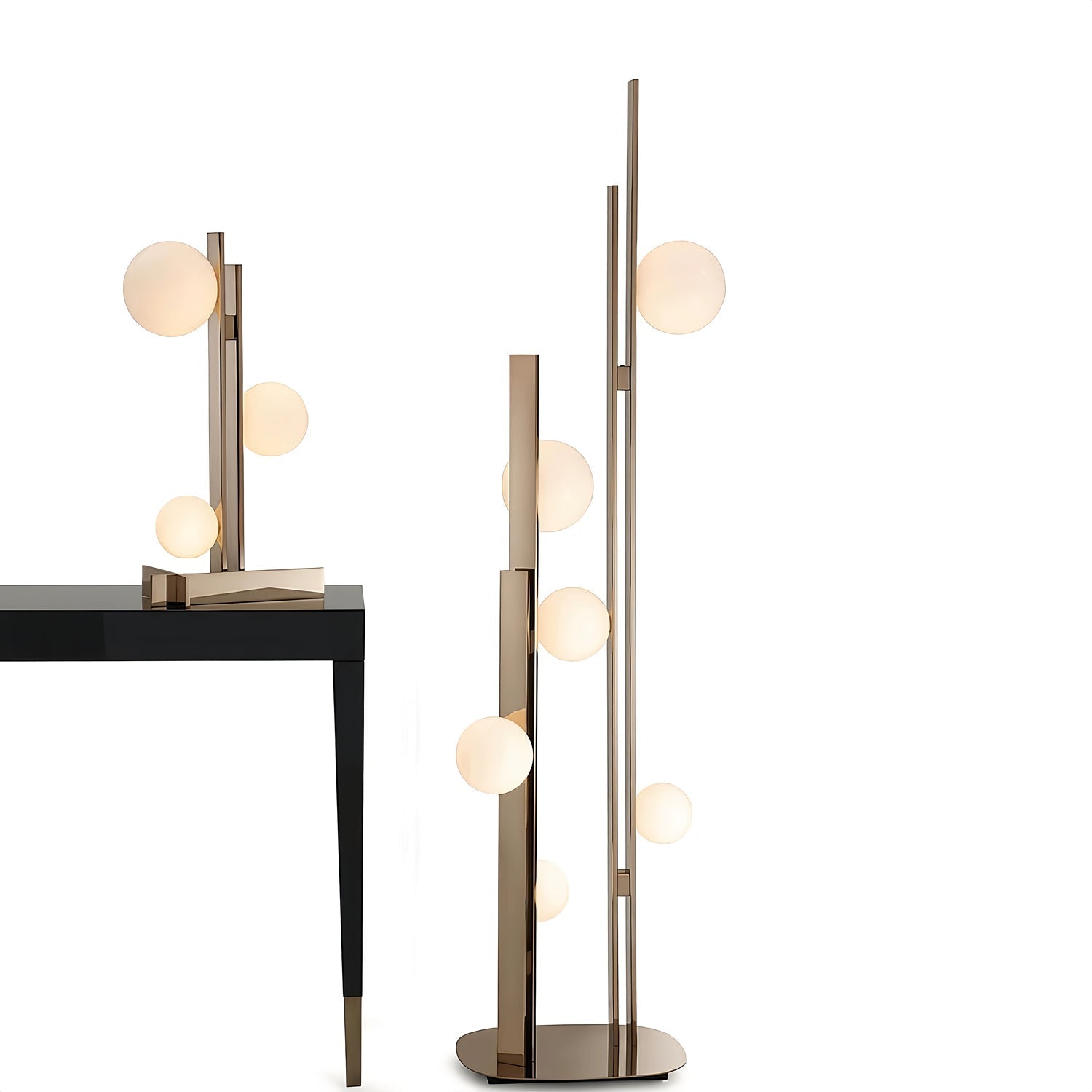 Raven Stainless steel Floor Lamp