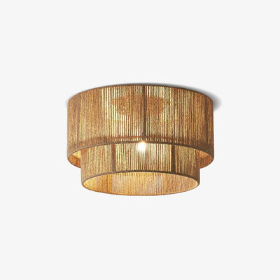 Casora Classic Art Natural Rope Ceiling Light