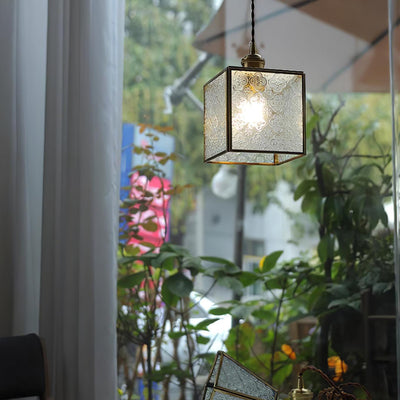 Arvane Brass & Glass Elegant Pendant Lamp
