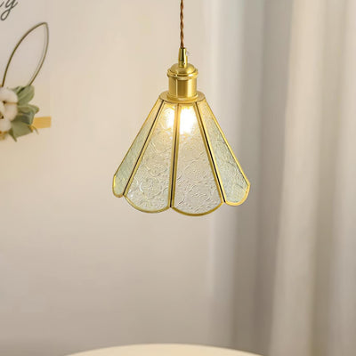 Arvane Brass & Glass Elegant Pendant Lamp